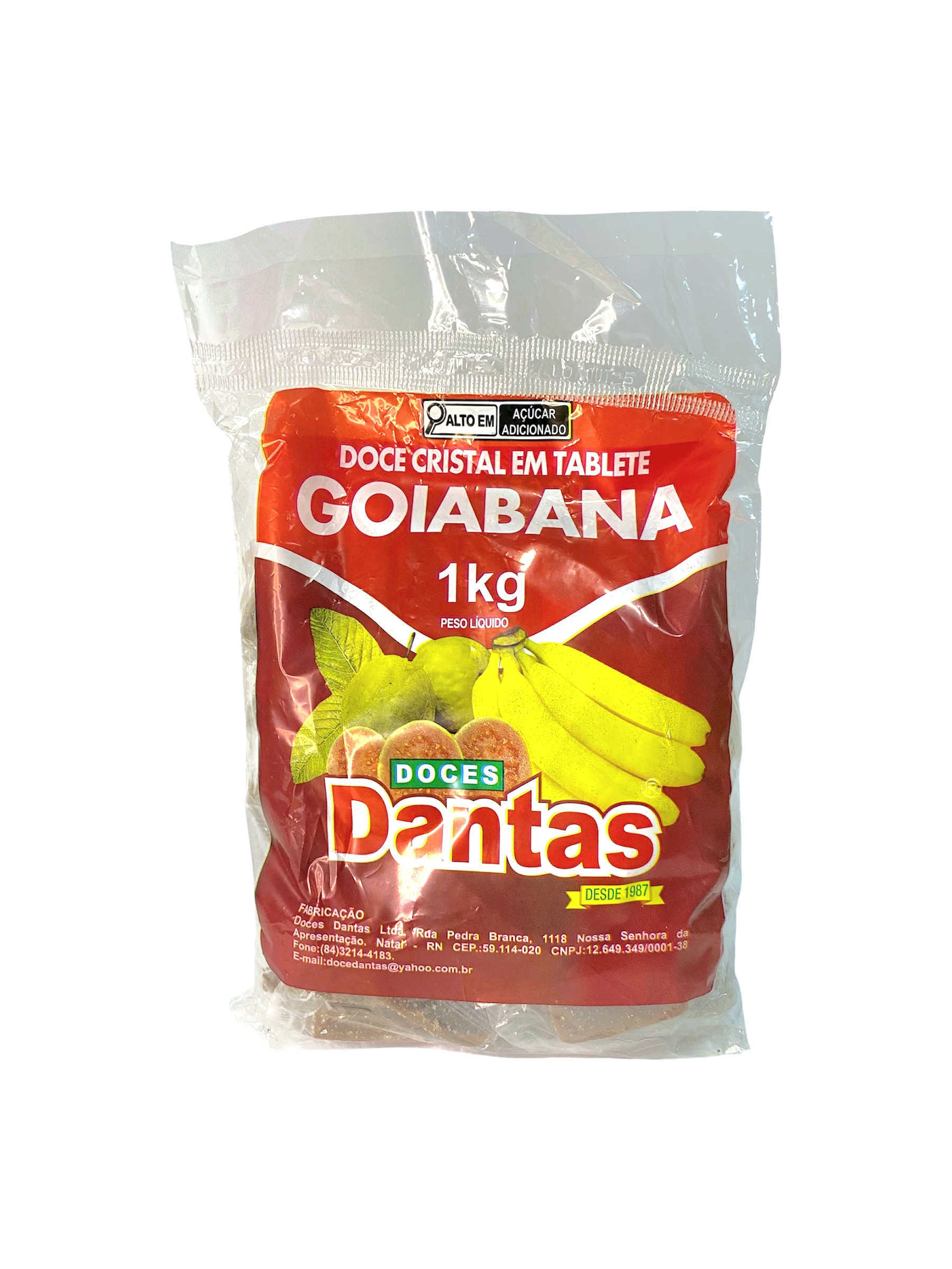 Doce Cristal em Tablete - GOIABANA – 08x1kg
